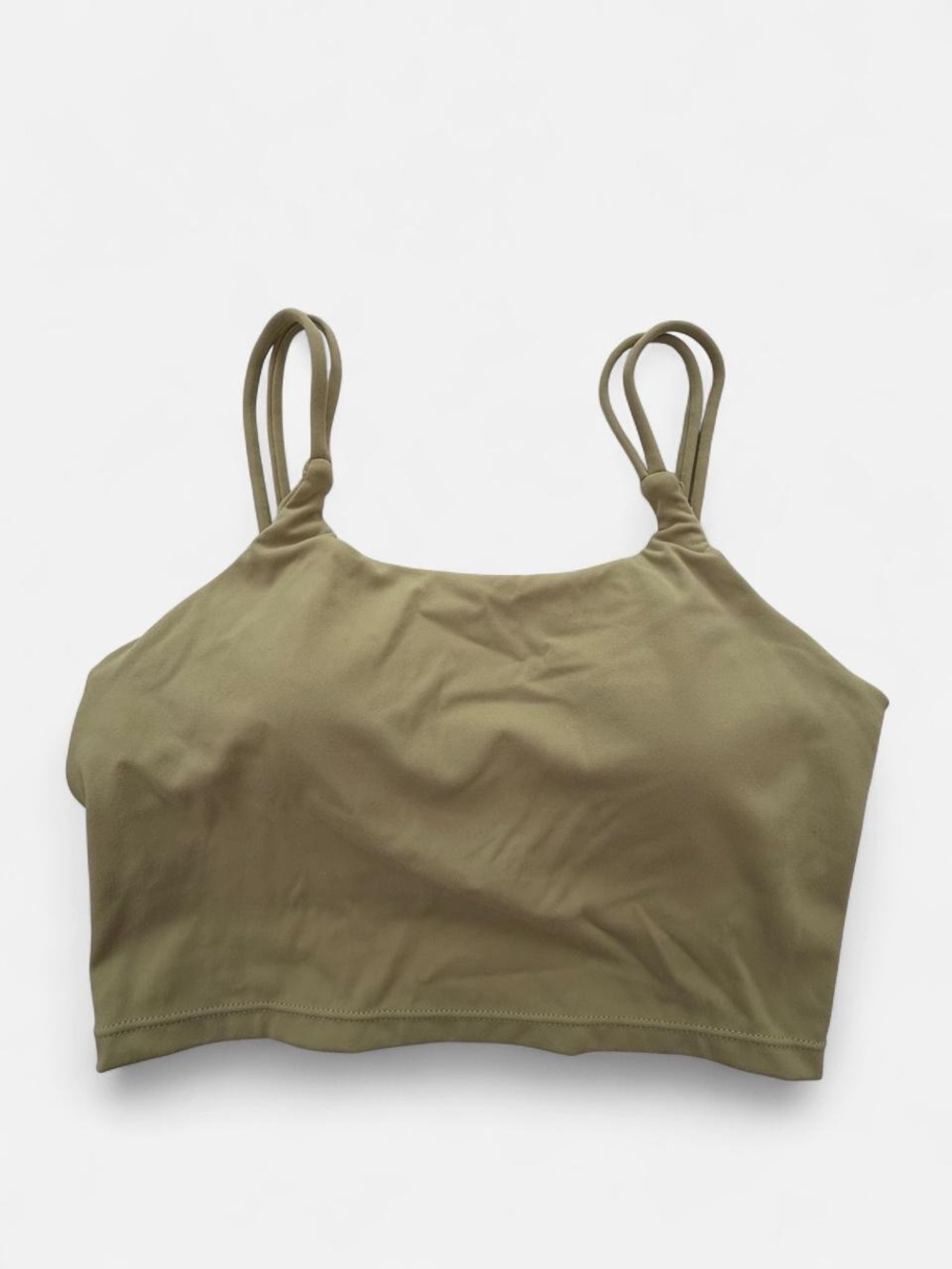 Olive Double-Strap Bralette Top